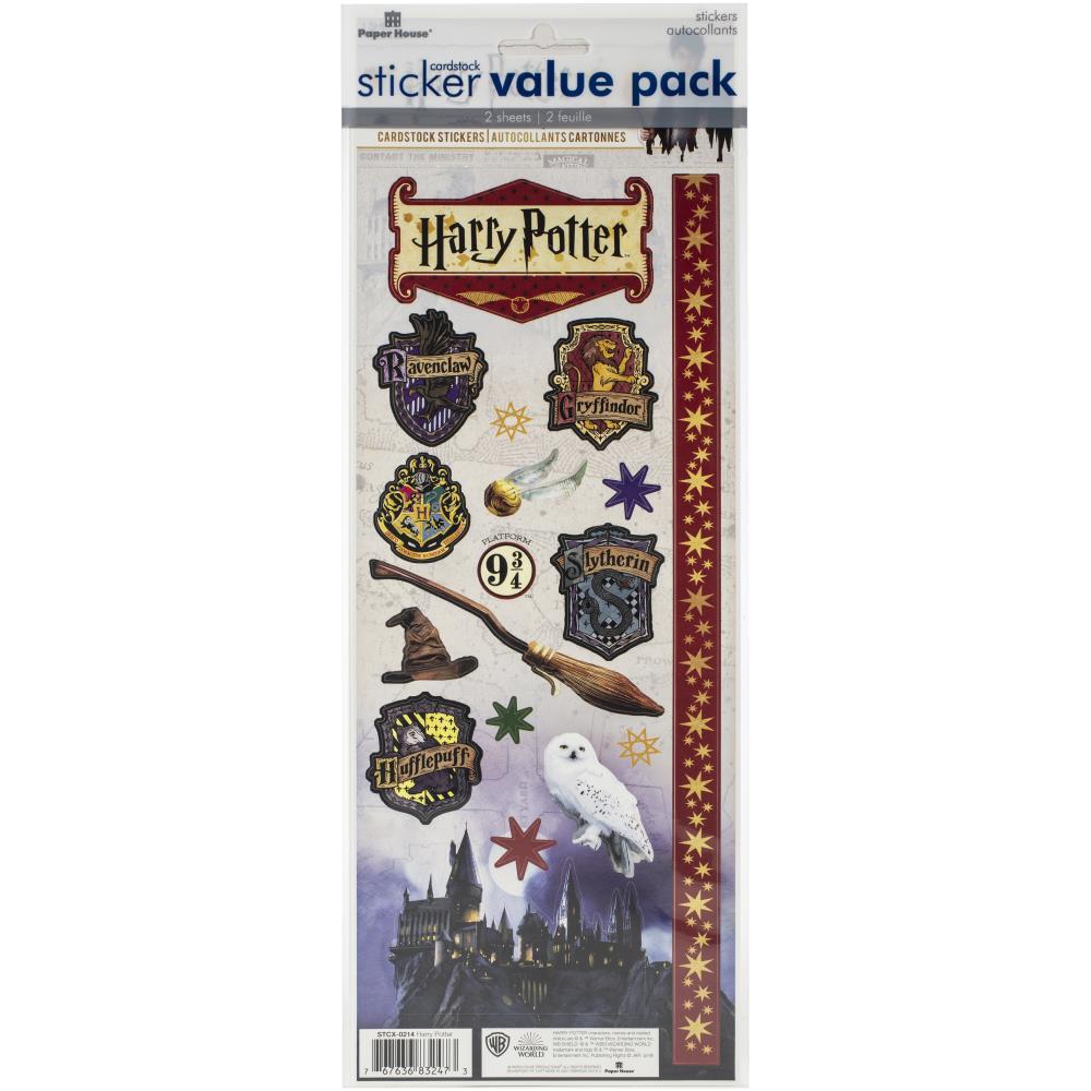 Paper House  - Cardstock Stickers - Harry Potter Value pack