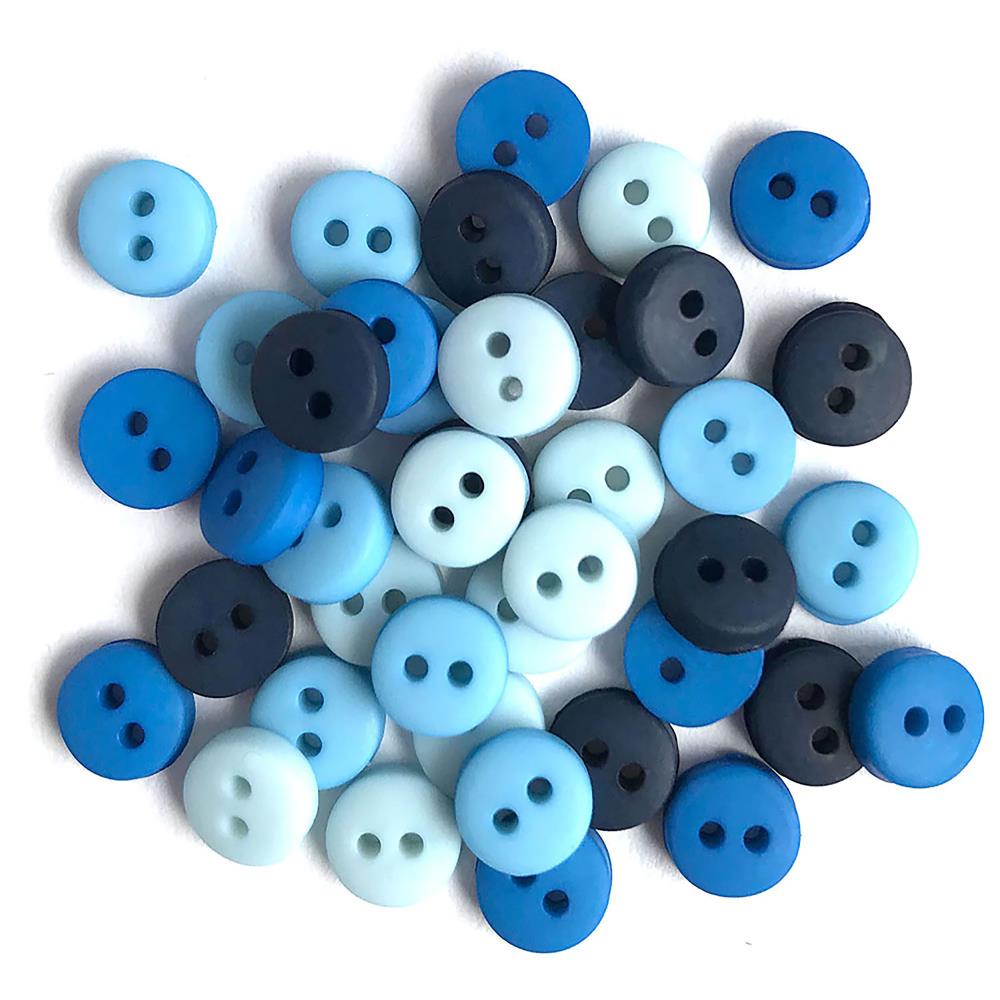 Buttons Galore - Tiny Buttons - Blues
