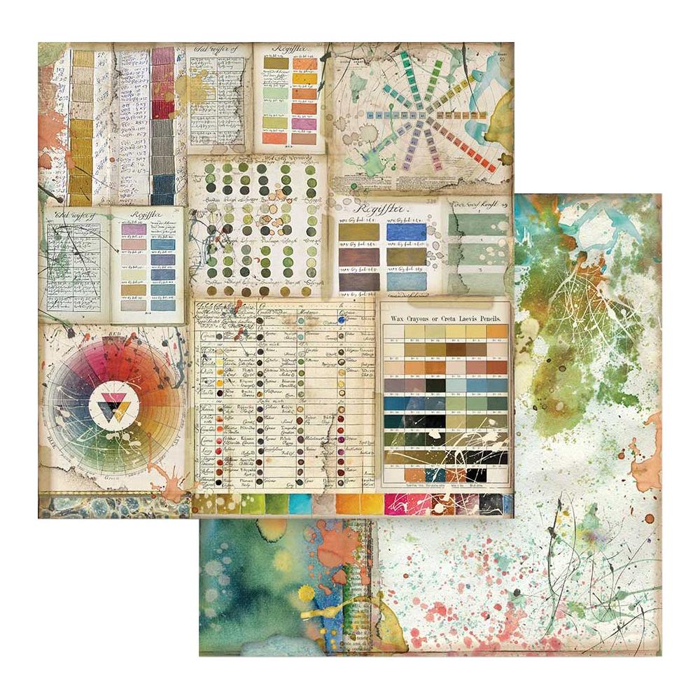 Stamperia - Atelier Des Art - Paper Pack - 10 pack - 12x12"