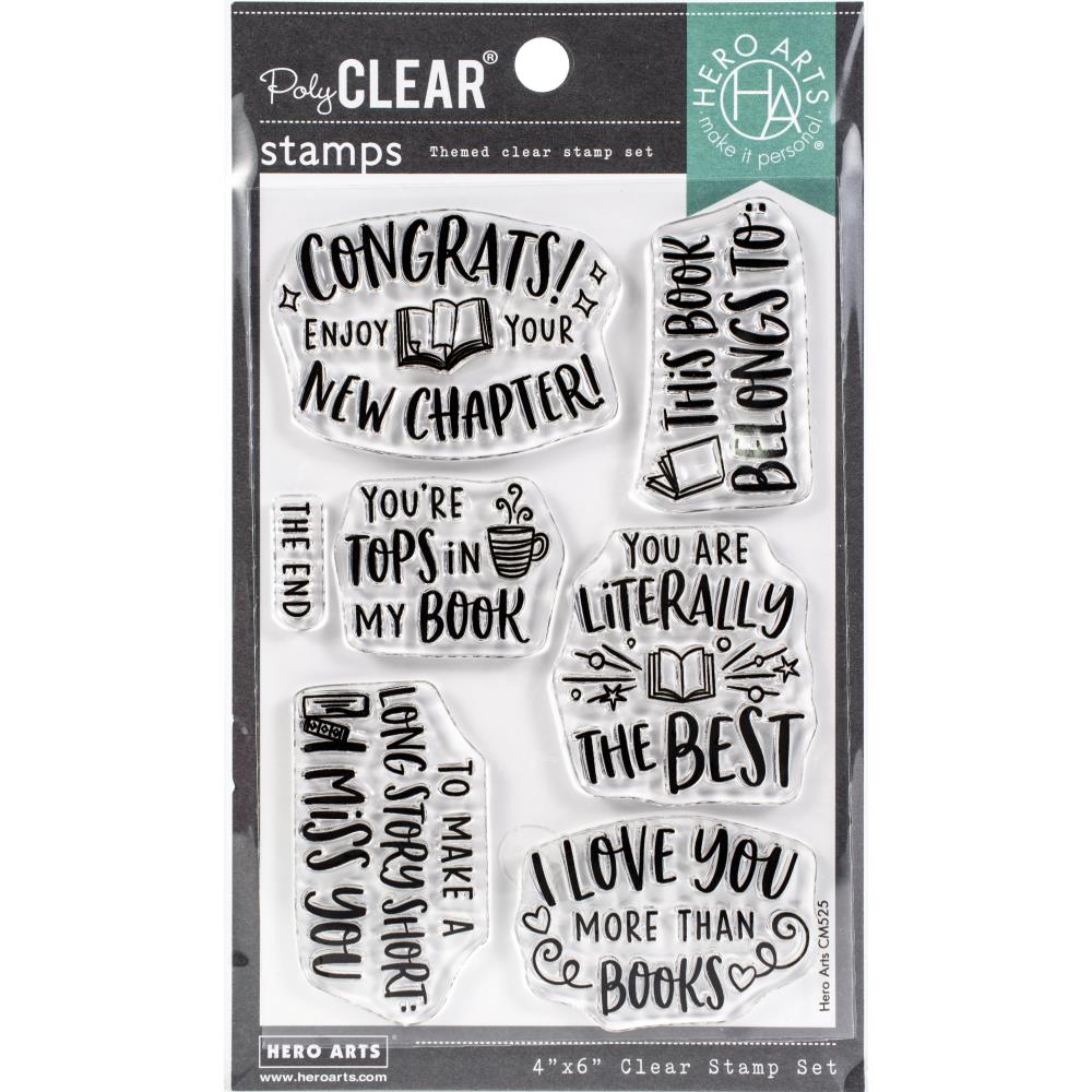 Hero Arts - Clear Stamp - Literary the best