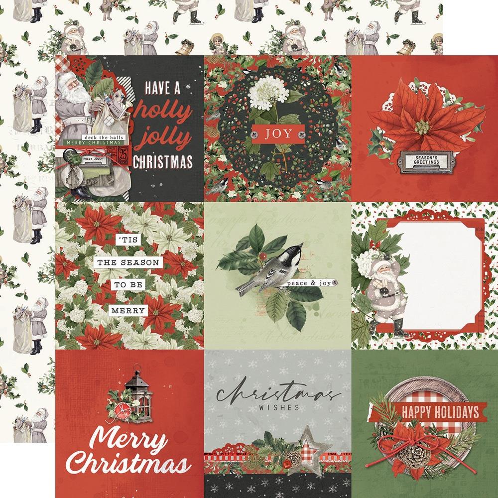 Simple Stories -  Vintage Rustic Christmas - Collectors Kit - 12 x 12"