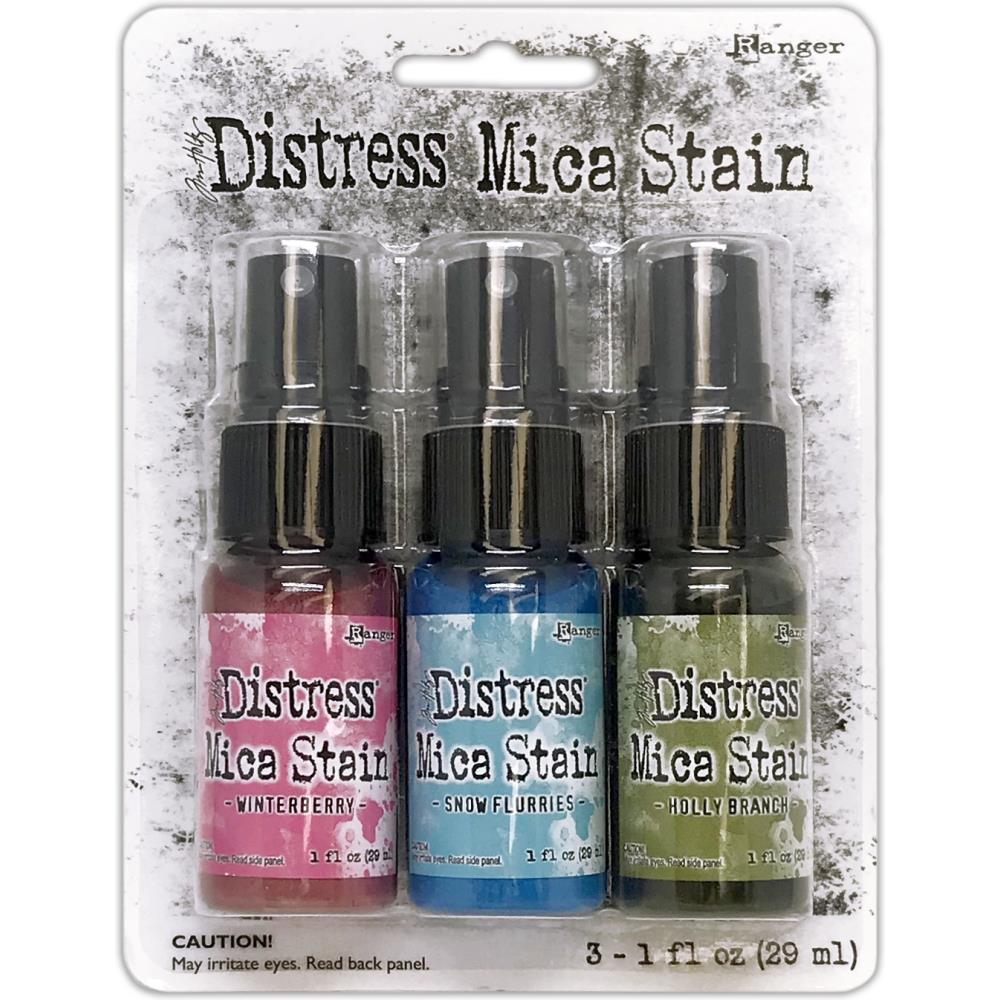 Tim Holtz - Christmas Collection - Distress Mica Stain - Holiday Set #2