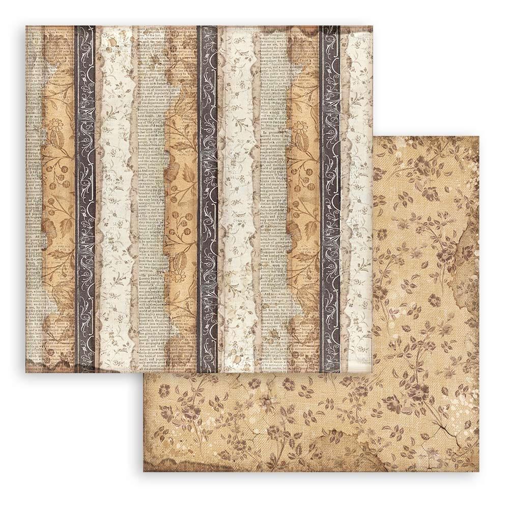 Stamperia  - Lady Vagabond Lifestyle - Background Selection - Paper Pack 10 pk - 12 x 12"
