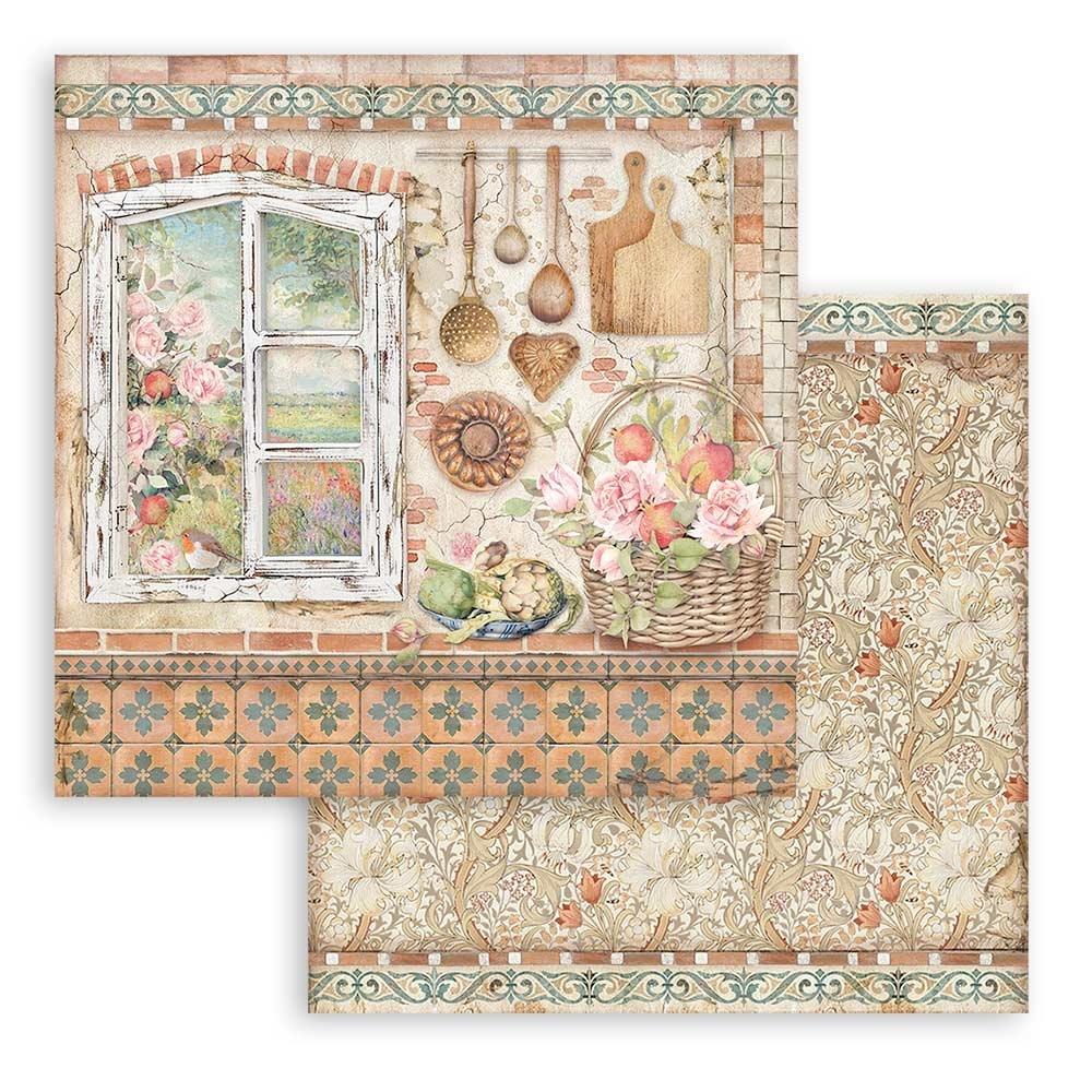 Stamperia - Casa Granada - Paper Pack - 10 pk -    6 x 6"