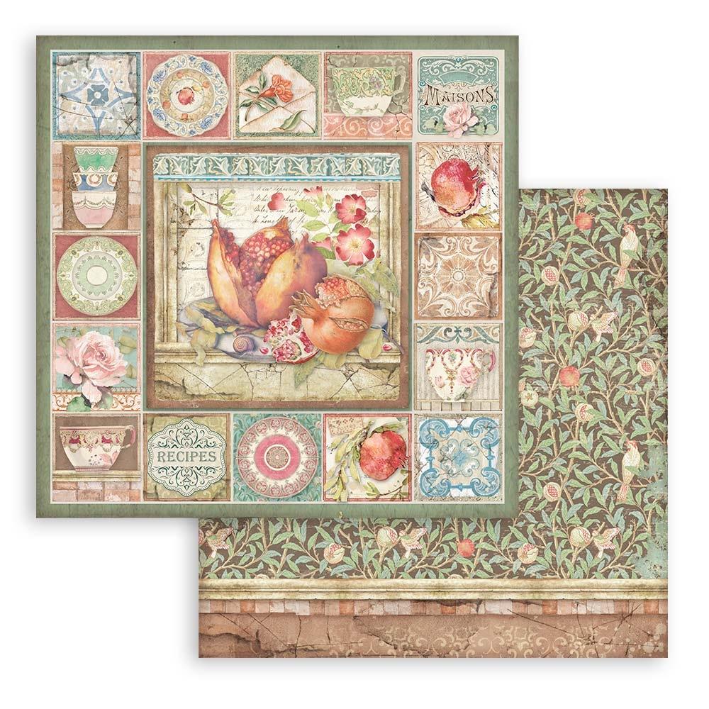 Stamperia - Casa Granada - Paper Pack - 10 pk -    6 x 6"