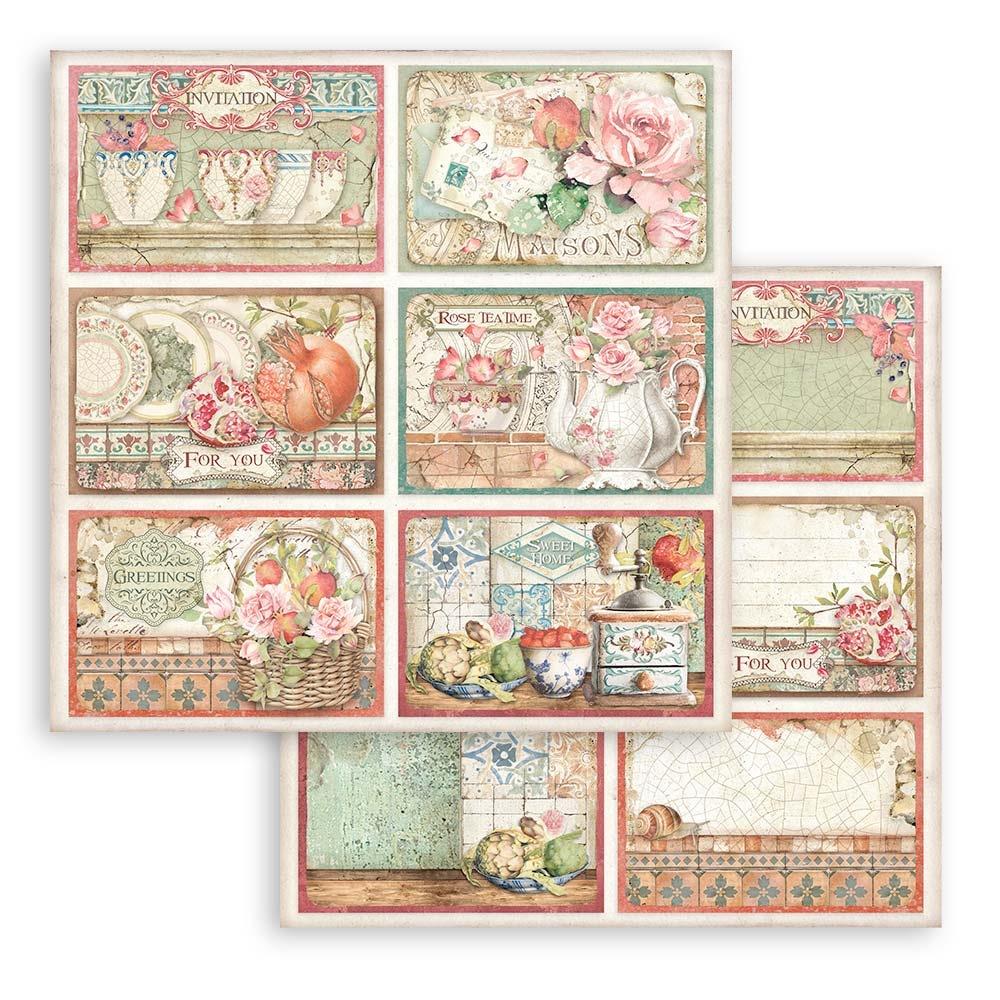 Stamperia - Casa Granada - Paper Pack - 10 pk -    6 x 6"