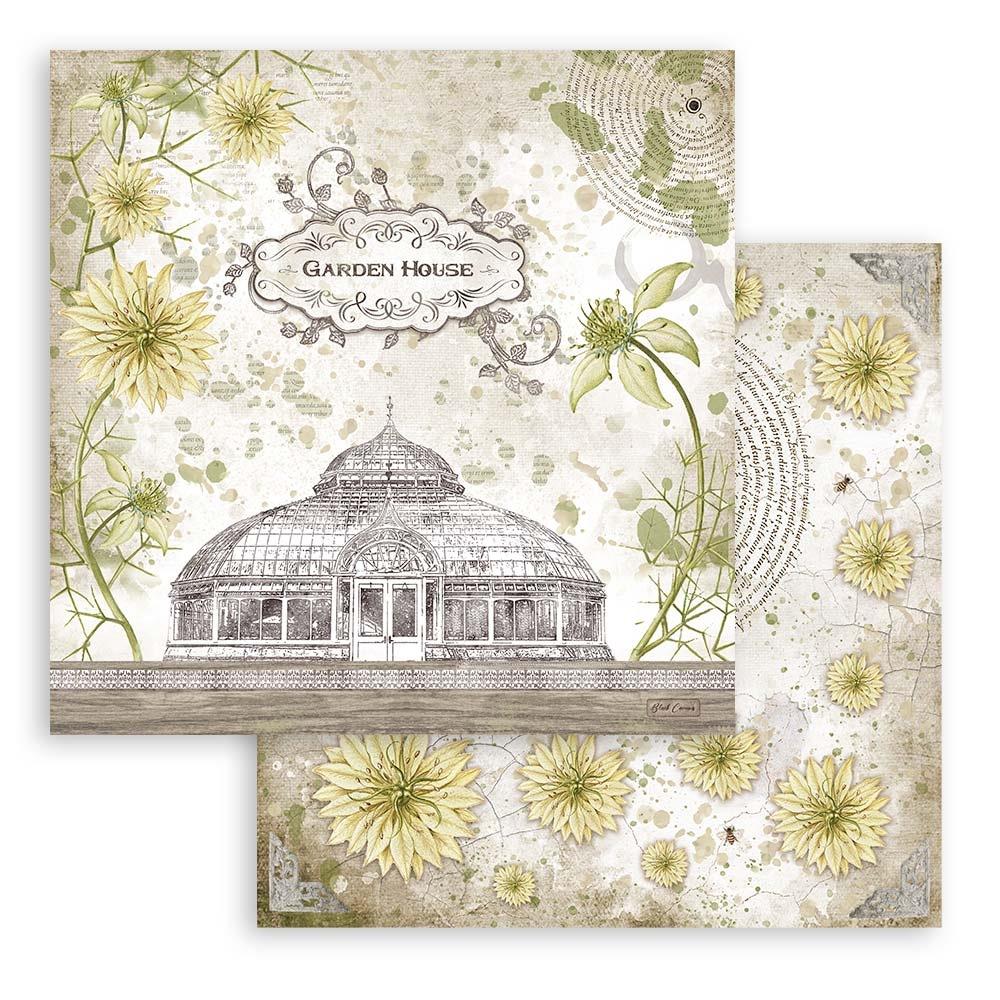 Stamperia - Romantic Garden House - Paper Pack - 10 pk -    6 x 6"