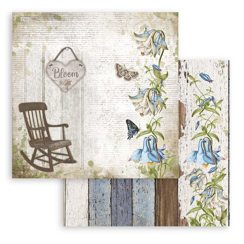 Stamperia - Romantic Garden House - Paper Pack - 10 pk -    6 x 6"