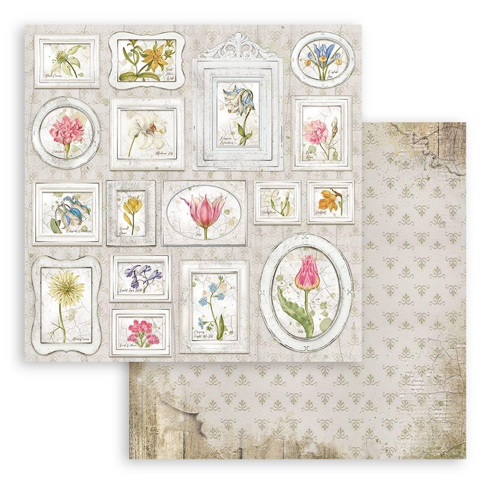 Stamperia - Romantic Garden House - Paper Pack - 10 pk -    6 x 6"
