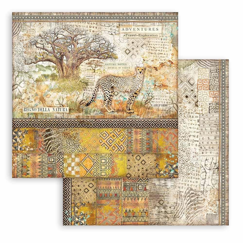 Stamperia - Savana - Paper Pack - 10 pk -    6 x 6"