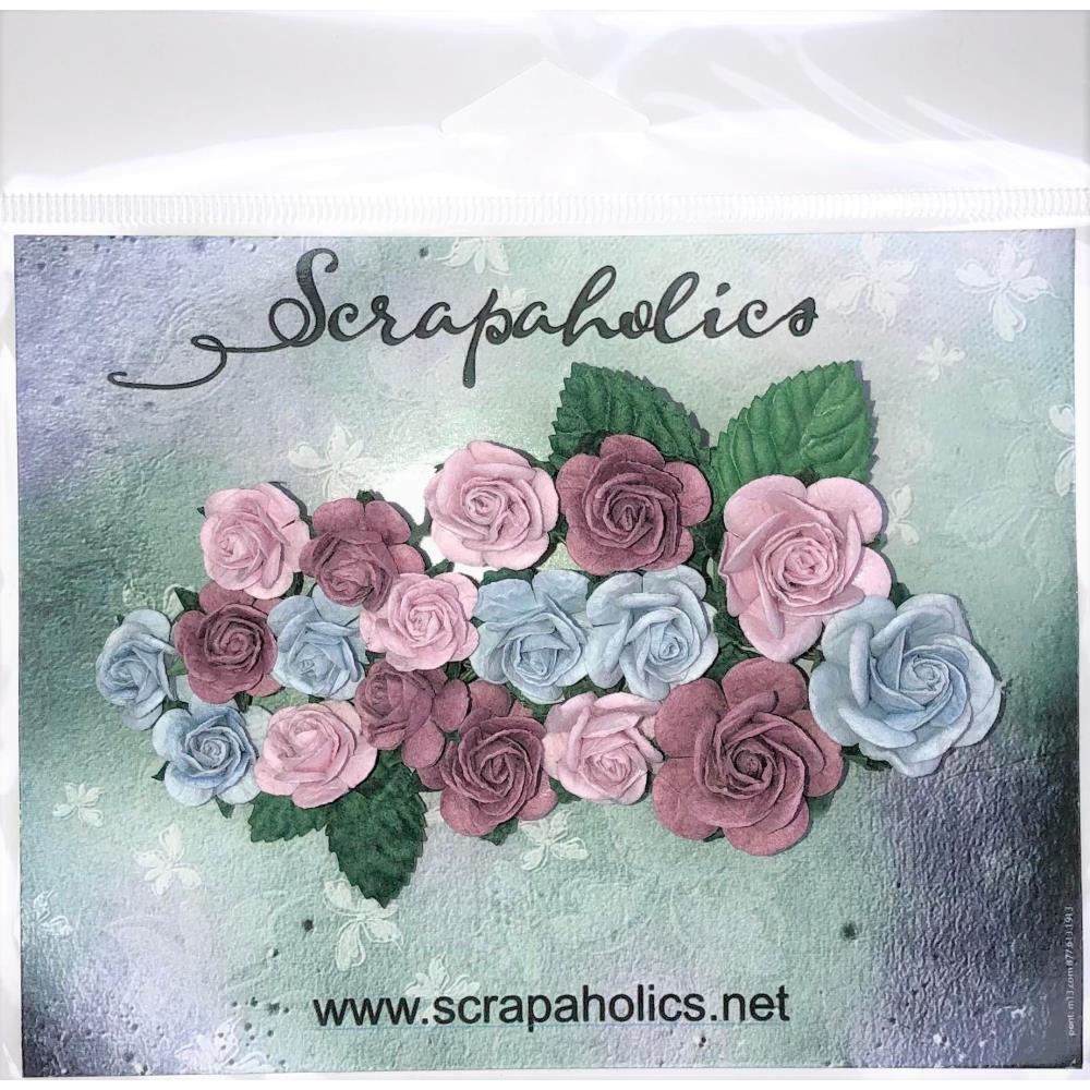 Scrapaholics - Paper Flowers - Violet Fields