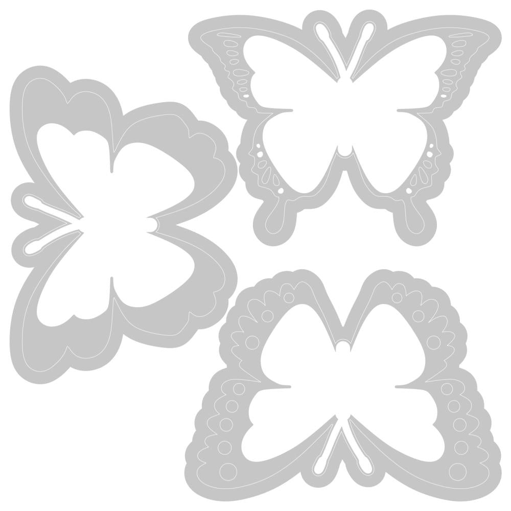 Sizzix - Switchlits  Embossing Folder - Butterflies