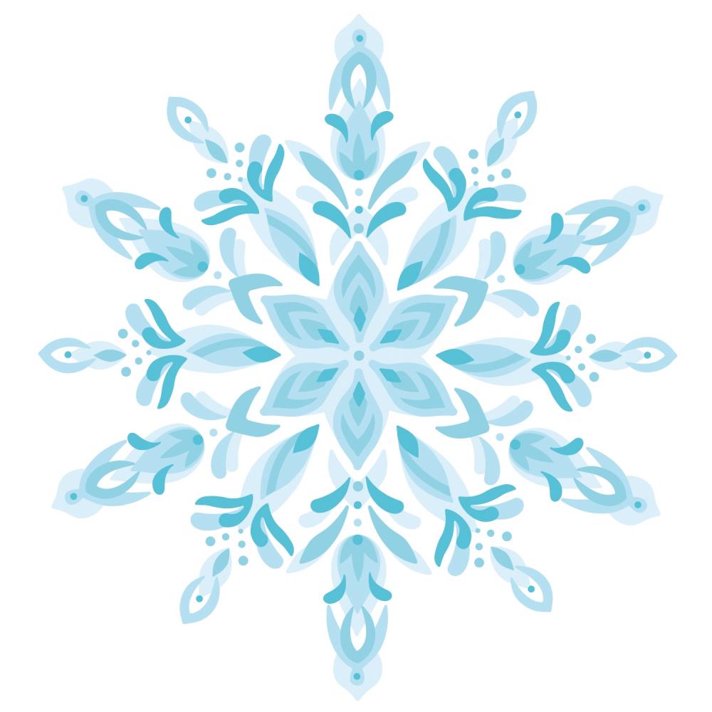 Sizzix - Layered Stencil Set - Snowflake