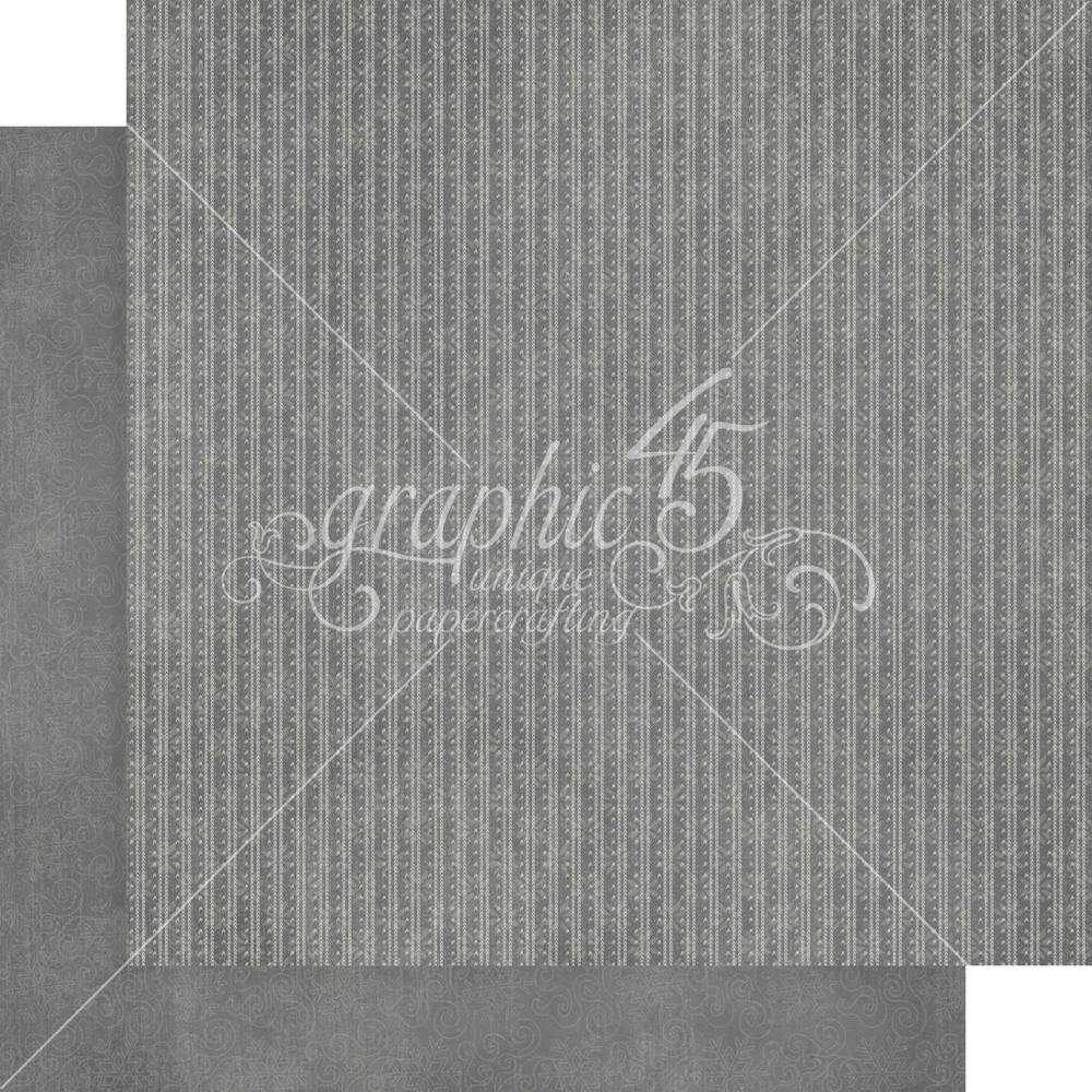 Graphic 45 - Lets get cozy - Print & Solids Paper Pad - 12 x 12"