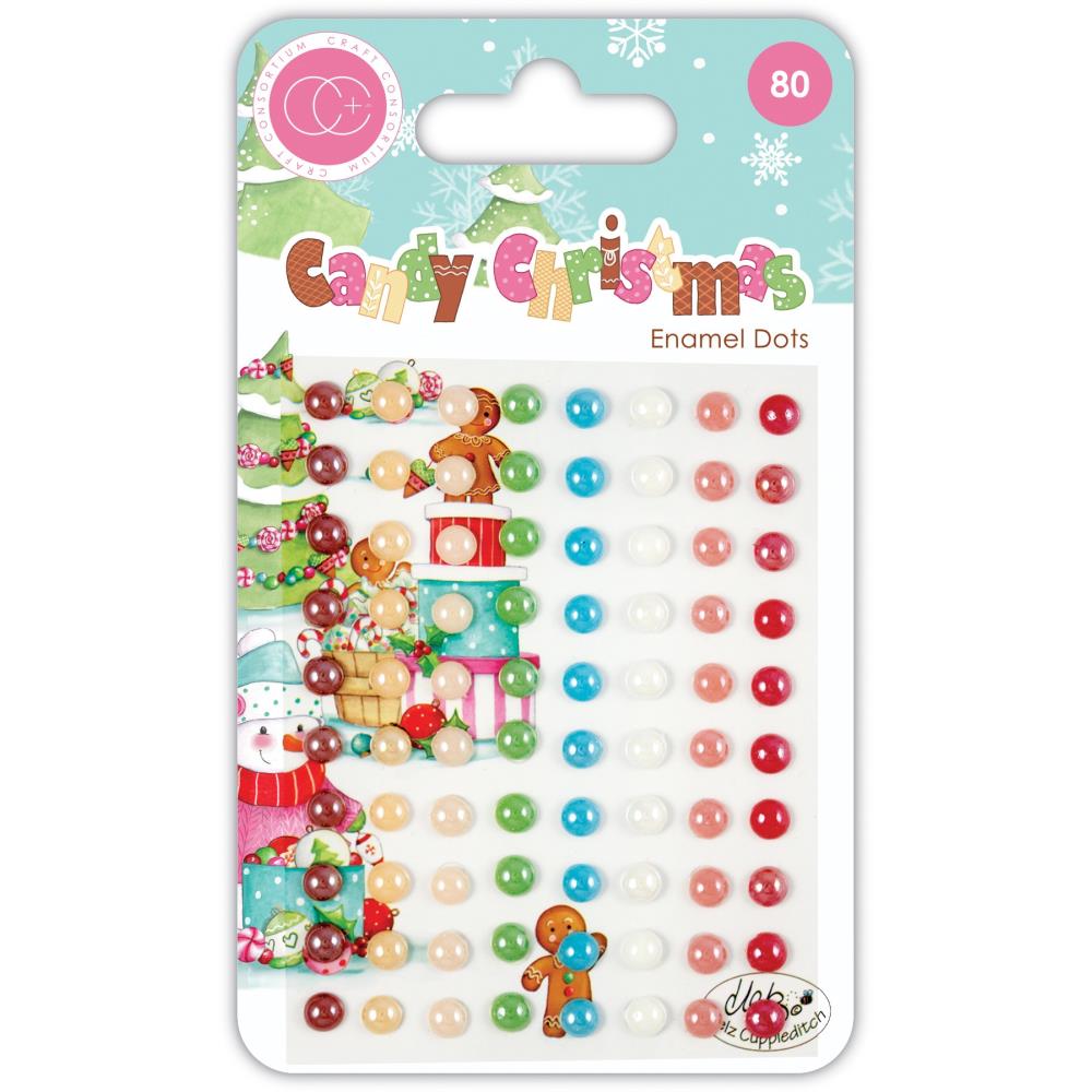Craft Consortium - Candy Christmas - Enamel Dots