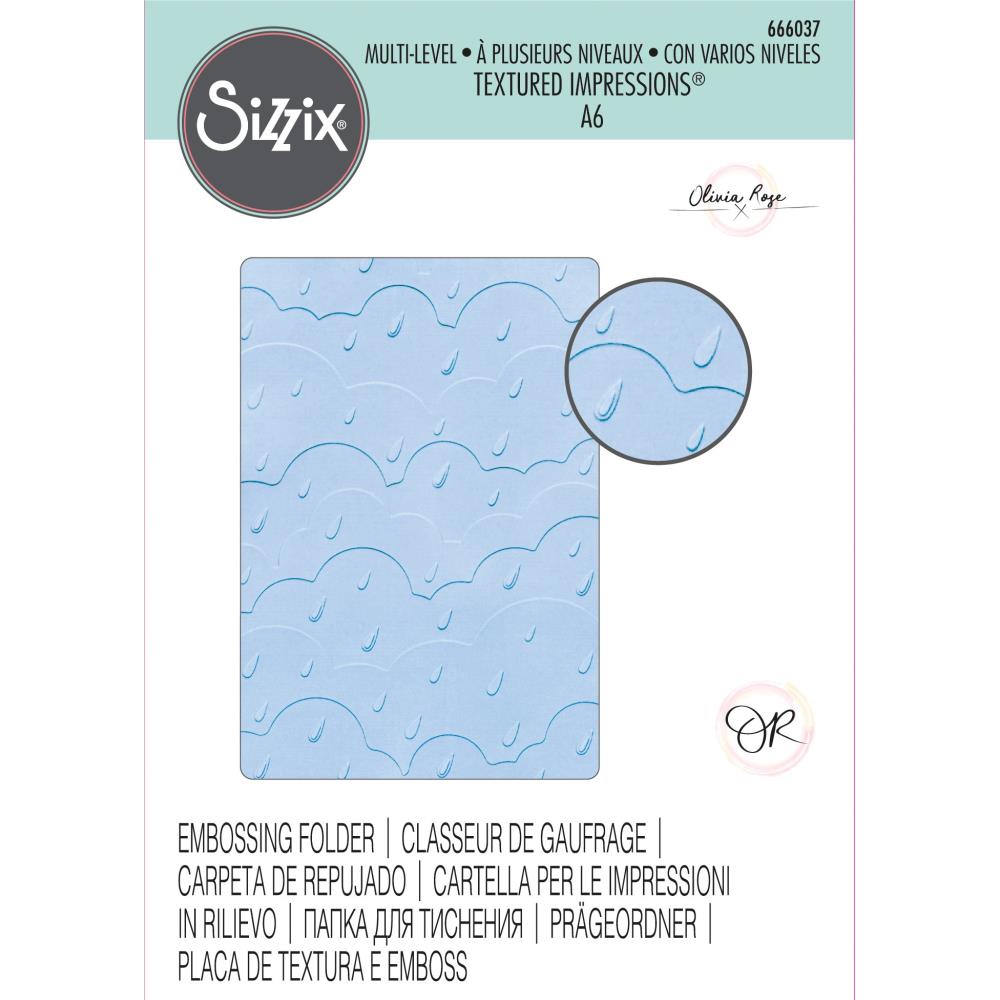 Sizzix - Multi Level Embossing Folder - Rain Cloud