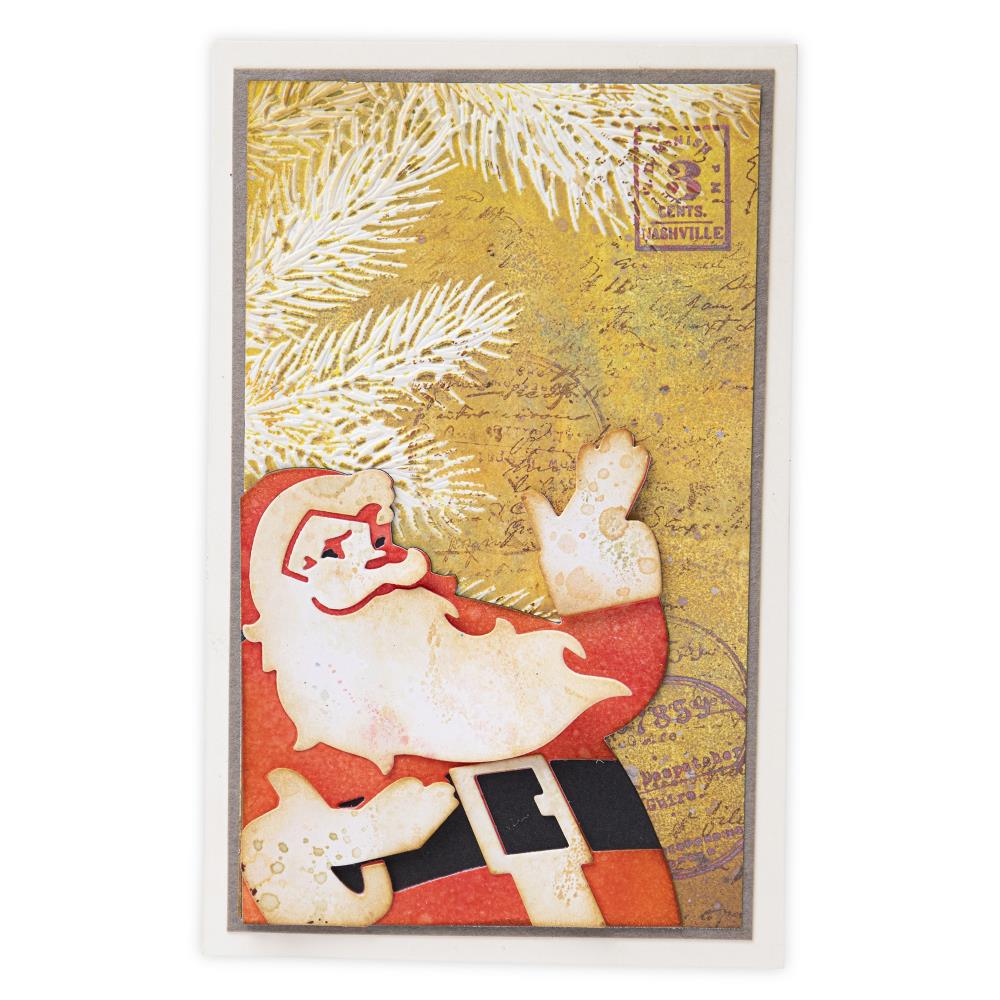 Sizzix - Tim Holtz  - Thinlits - Retro Santa