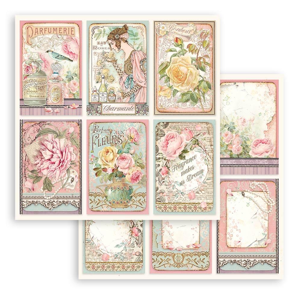 Stamperia - Rose Parfume - Paper Pack - 10 pk -    6 x 6"