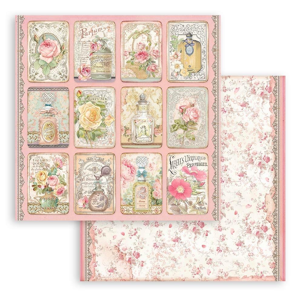 Stamperia - Rose Parfume - Paper Pack - 10 pk -    6 x 6"