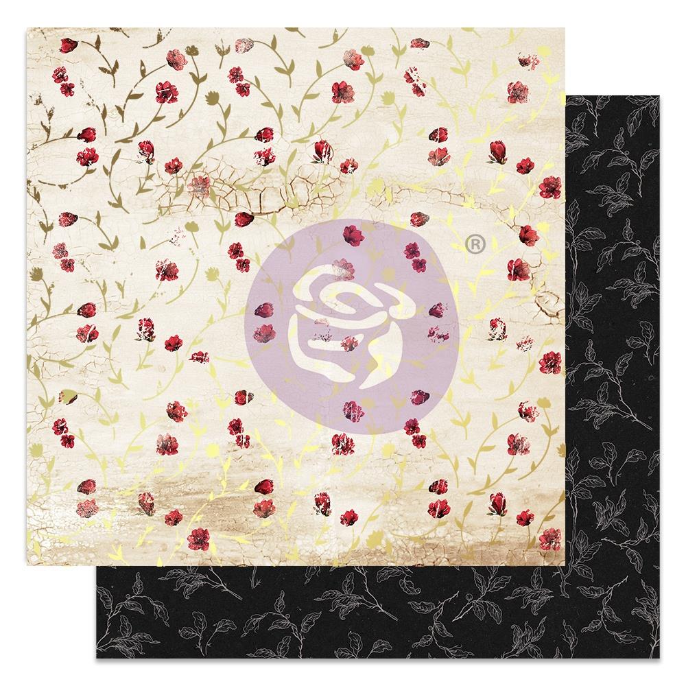 Prima - Magnolia Rouge - Paper Pad  - 12 x 12"