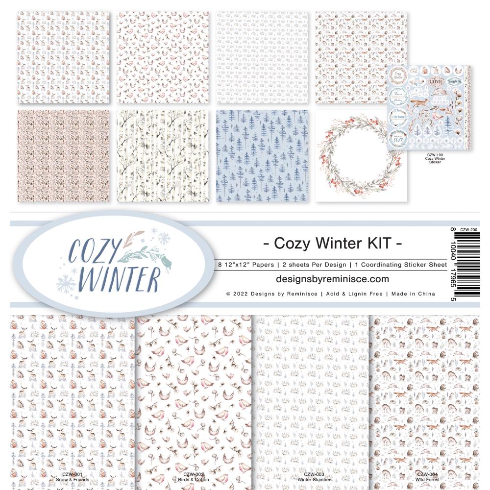 Reminisce - Cozy Winter - Collection Kit -    12x12"