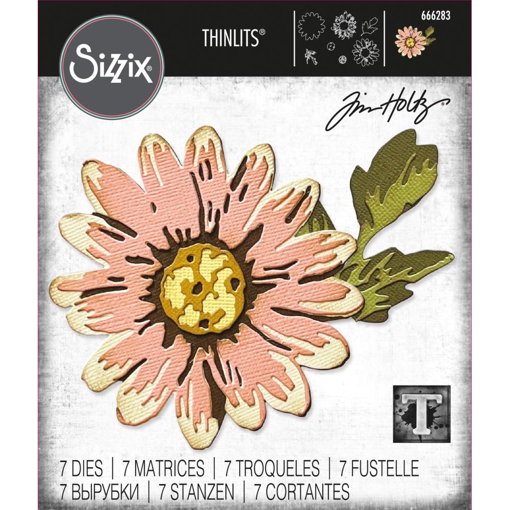 Sizzix - Tim Holtz Alterations - Thinlits  - Blossom