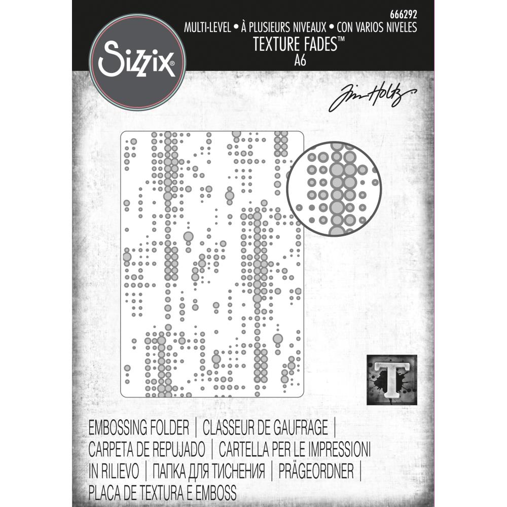 Sizzix -Tim Holtz  -  Embossing Folder - 3D - Dotted