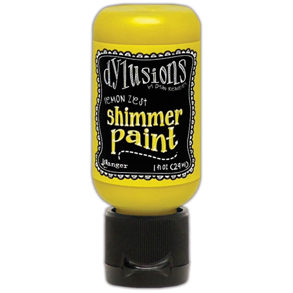 Dylusions - Acrylic - Shimmer Paint - Lemon Zest