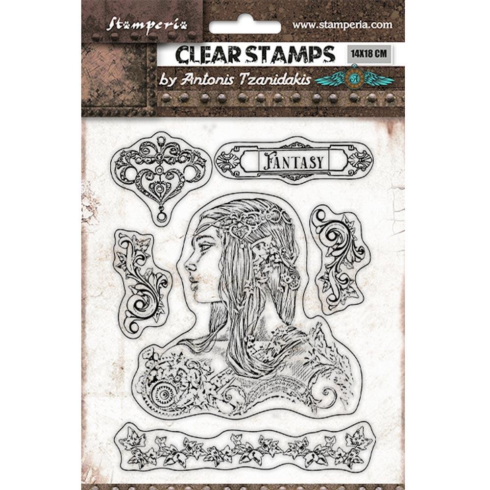 Stamperia - Clear Stamp - Magic Forest Amazon