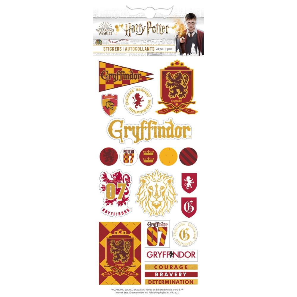 Paper House  - Foiled Stickers - Gryffindor