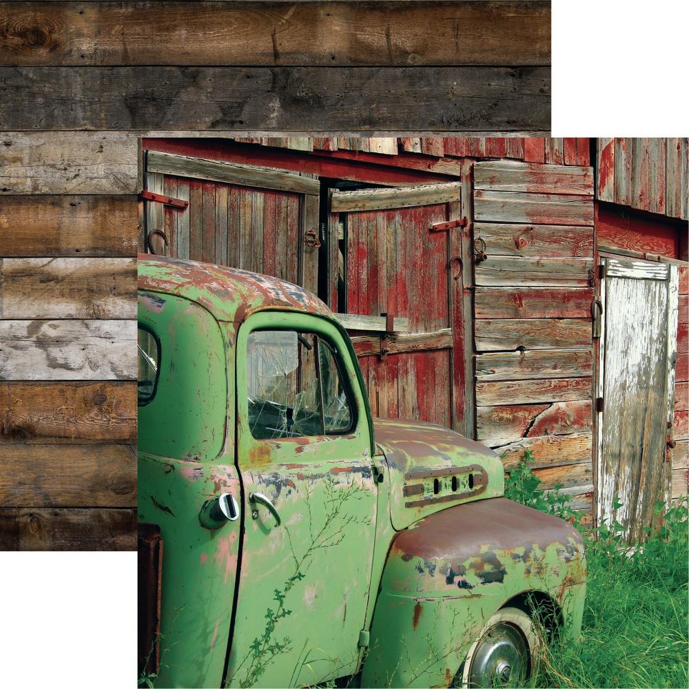 Reminisce - Barnwood Beauty -  #4 -    12x12"