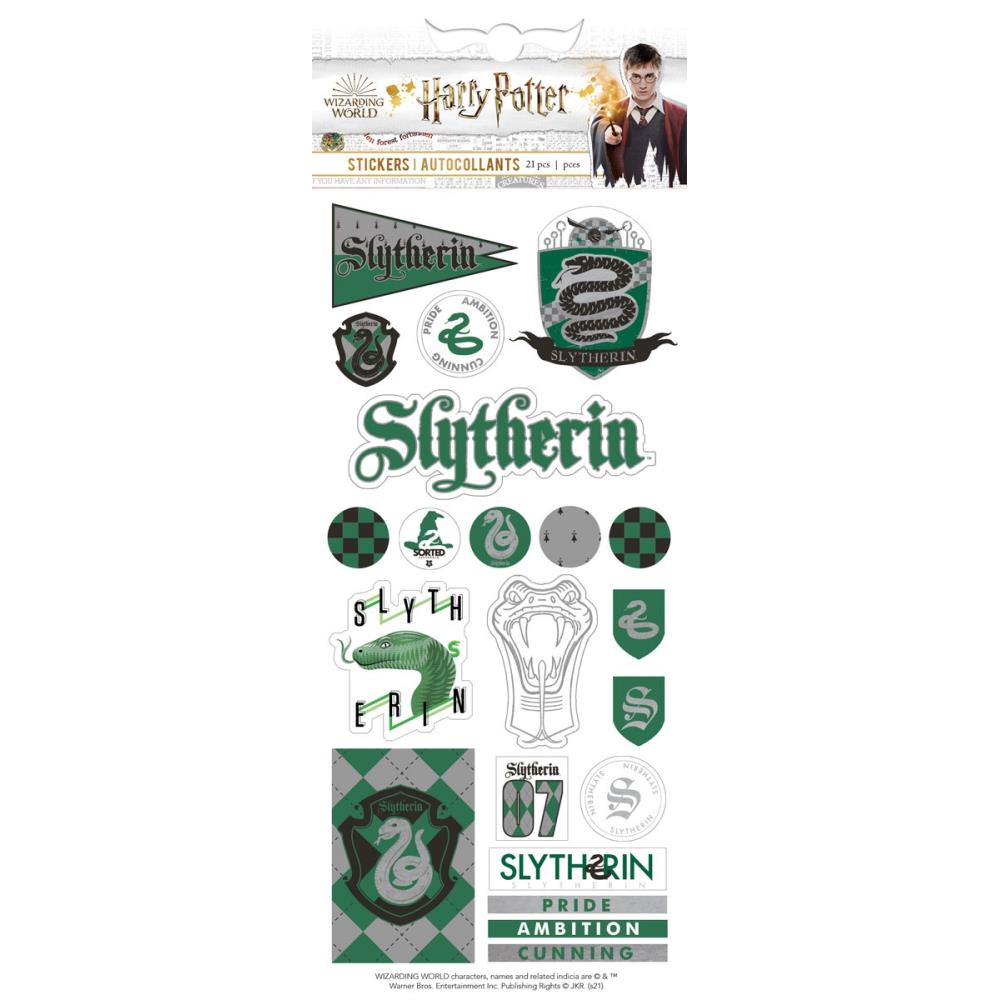 Harry potter stickers slytherin fe0040 paper house