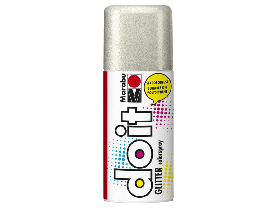 Marabu Do-it Spray - SØLV Glitter - 150 ml