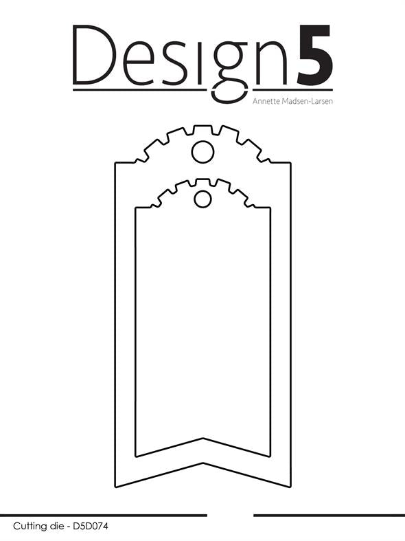 Design5 - Dies - Long gear tag