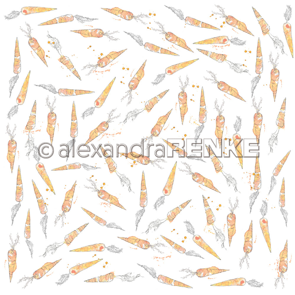 Alexandra Renke -  Carrot - Paper     12x12"