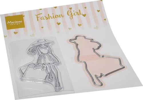 Marianne Design - Clear stamps & dies - Fashion Girl