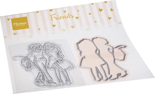 Marianne Design - Clear stamps & dies - Friends
