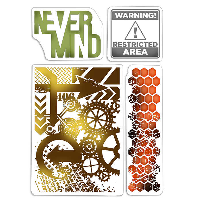 Ciao Bella - Bad girls - Clear Stamps - Never mind