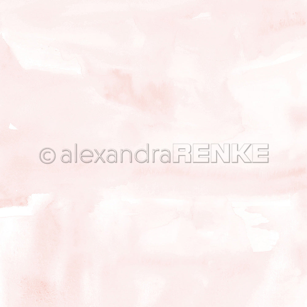Alexandra Renke - Freestyle watercolor Peony - 12 x 12"