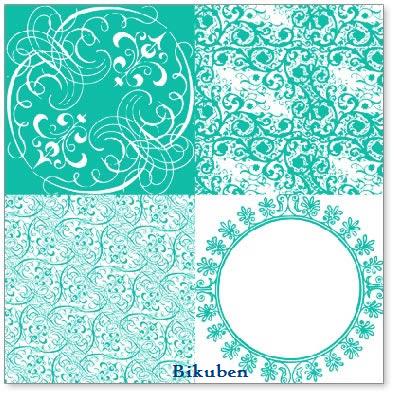 Hambly: Vintage Patchwork Teal Overlay