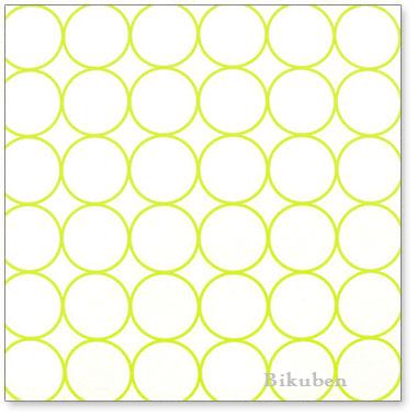 Hambly: Chic Circles Lime Overlay