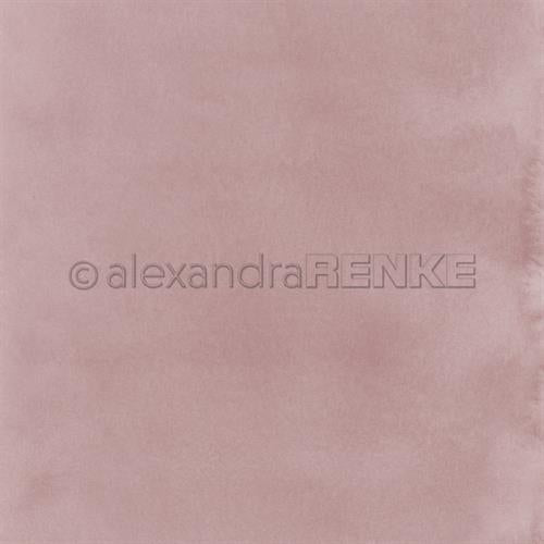 Alexandra Renke - Mimi's Watercolor - Rust Rose  - Paper -  12x12"
