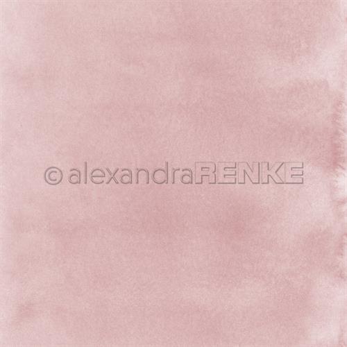 Alexandra Renke - Mimi's Watercolor - Antique Pink  - Paper -  12x12"