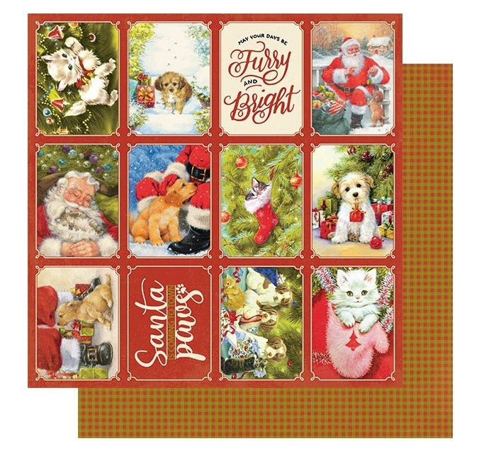 Authentique - Christmas Greetings -  12x12" Paper Pad