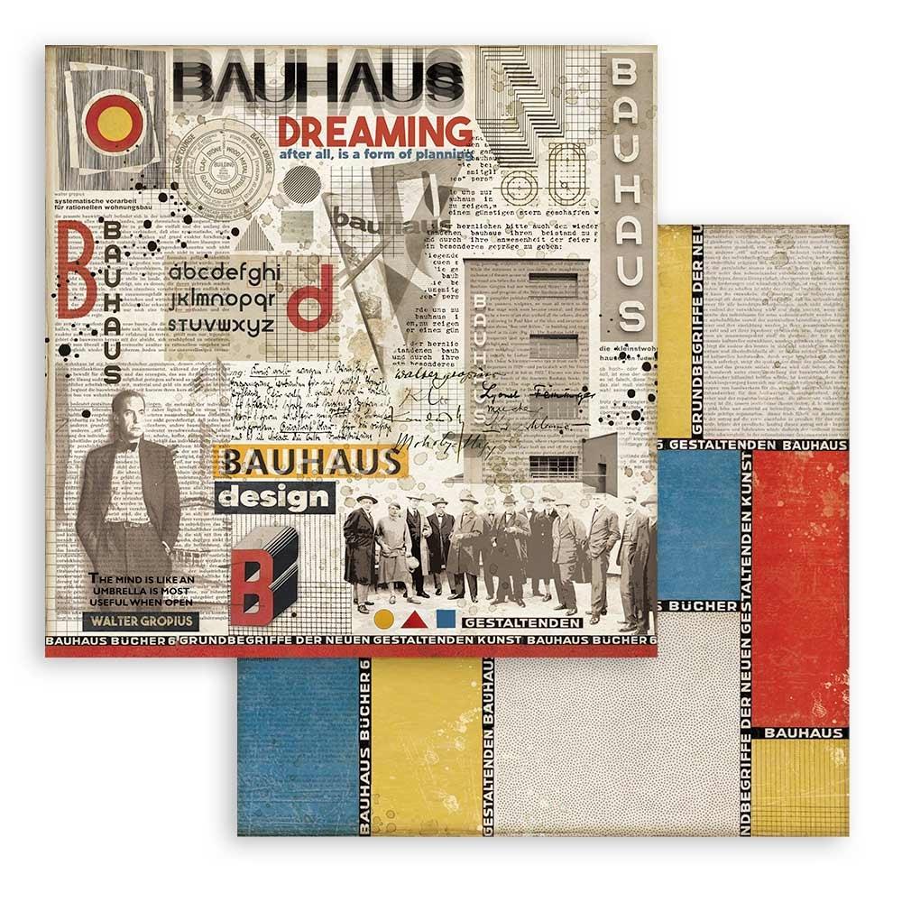 Stamperia - Bauhaus - Paper Pad - 8 x 8"