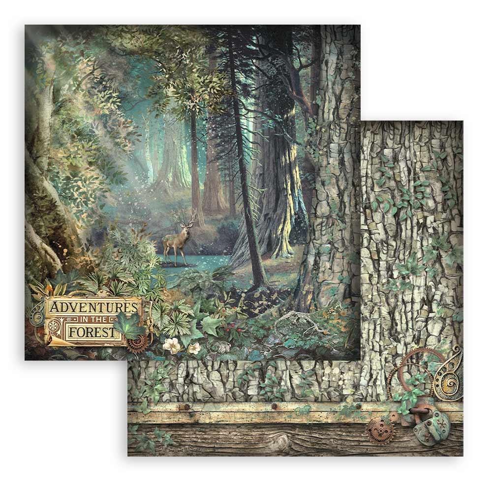 Stamperia  - Magic Forest - Paper Pad  10 pk - 12 x 12"