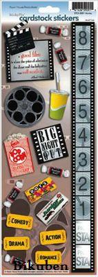 Paper House: Movies Cardstock Stickers