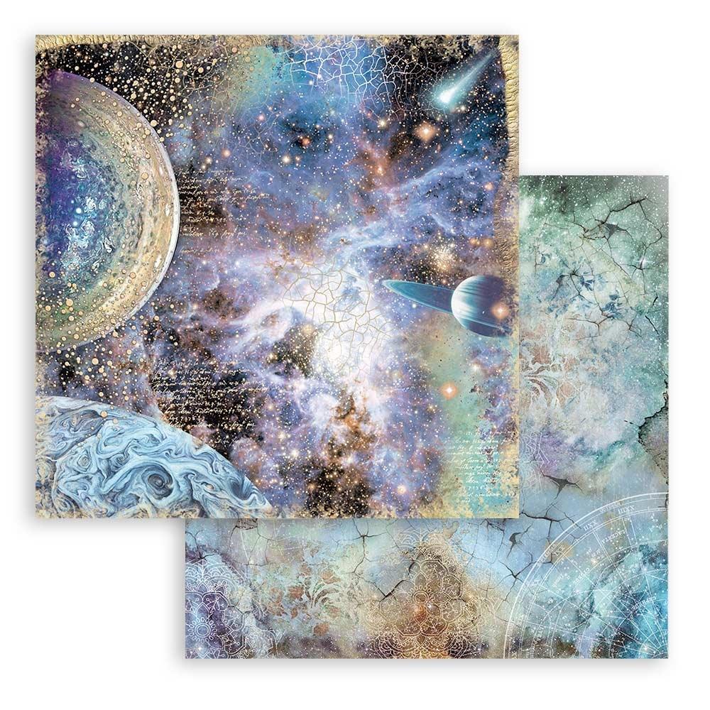 Stamperia - Cosmos Infinity -   Background Selection - Paper Pad - 8 x 8"