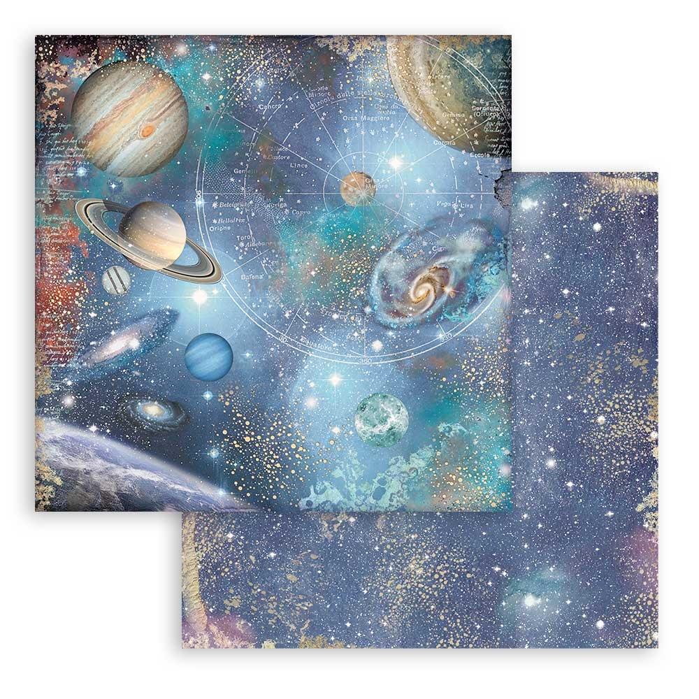 Stamperia - Cosmos Infinity -   Background Selection - Paper Pad - 8 x 8"
