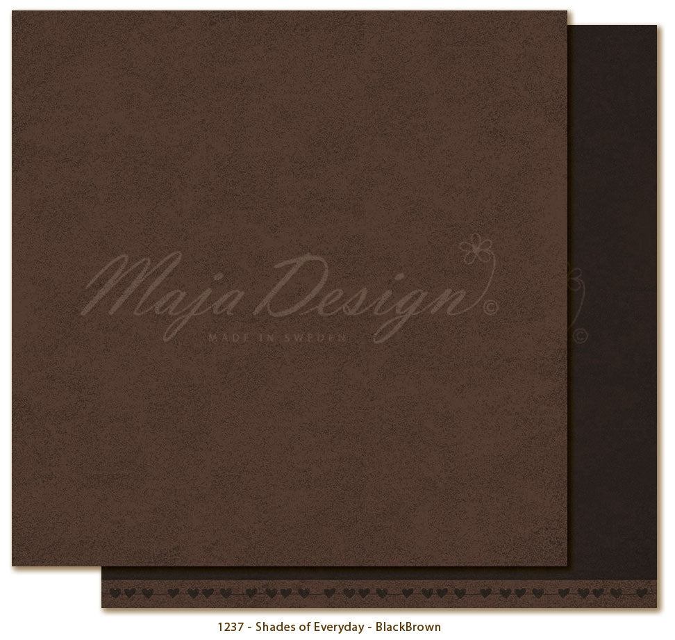 Maja Design - Everyday Life - Mono Everyday - Blackbrown - 12x12"
